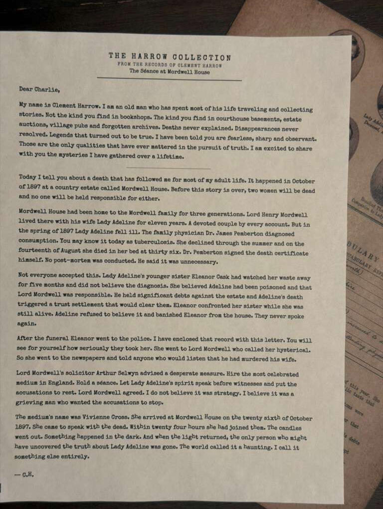 Harrow Letter Preview Harrow Letter Preview